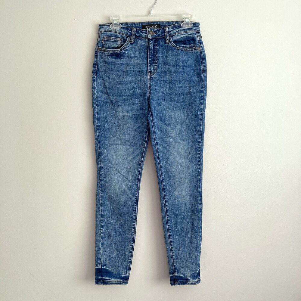 Judy Blue Womens High Rise Skinny Fit Jeans Size 9/29 Medium Wash Stretch Basic